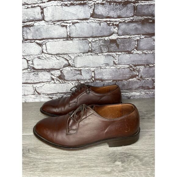 First Brown Leather Oxfords Men Sz 42.5EU/9.5M US main image 13